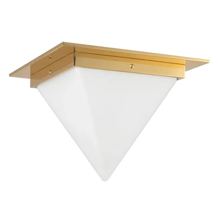 Mineral 9-Inch Flush Mount in Urban Bronze with Alabaster - Image 12