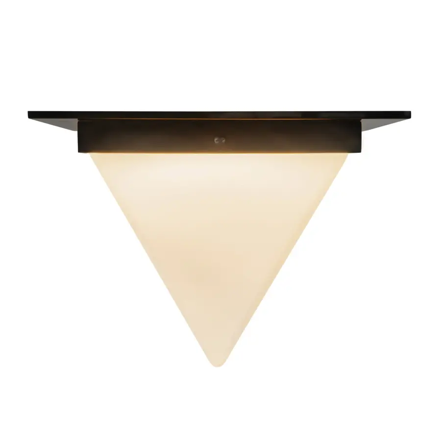 Mineral 9-Inch Flush Mount in Urban Bronze with Alabaster - Image 17