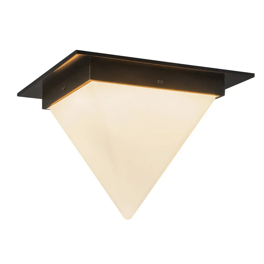 Mineral 9-Inch Flush Mount in Urban Bronze with Alabaster - Image 18
