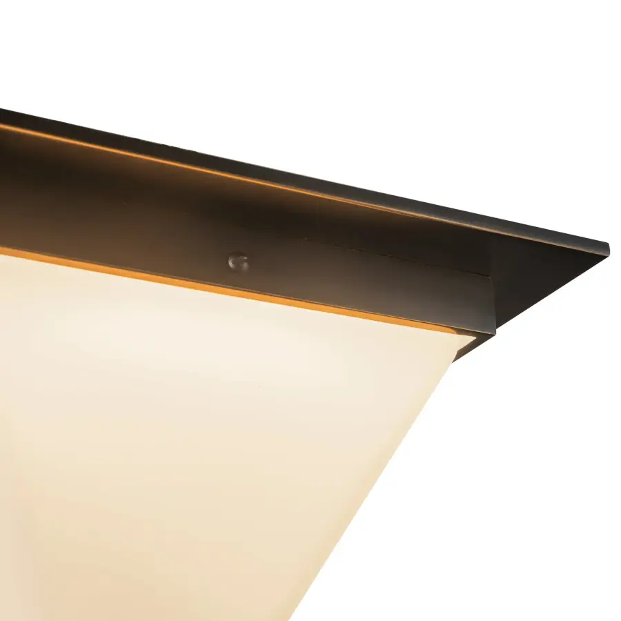 Mineral 9-Inch Flush Mount in Urban Bronze with Alabaster - Image 20