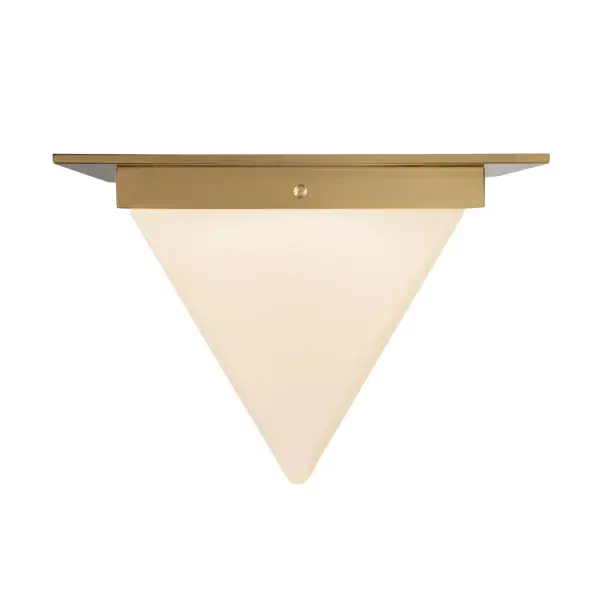 Mineral 9-Inch Flush Mount in Urban Bronze with Alabaster - Image 10