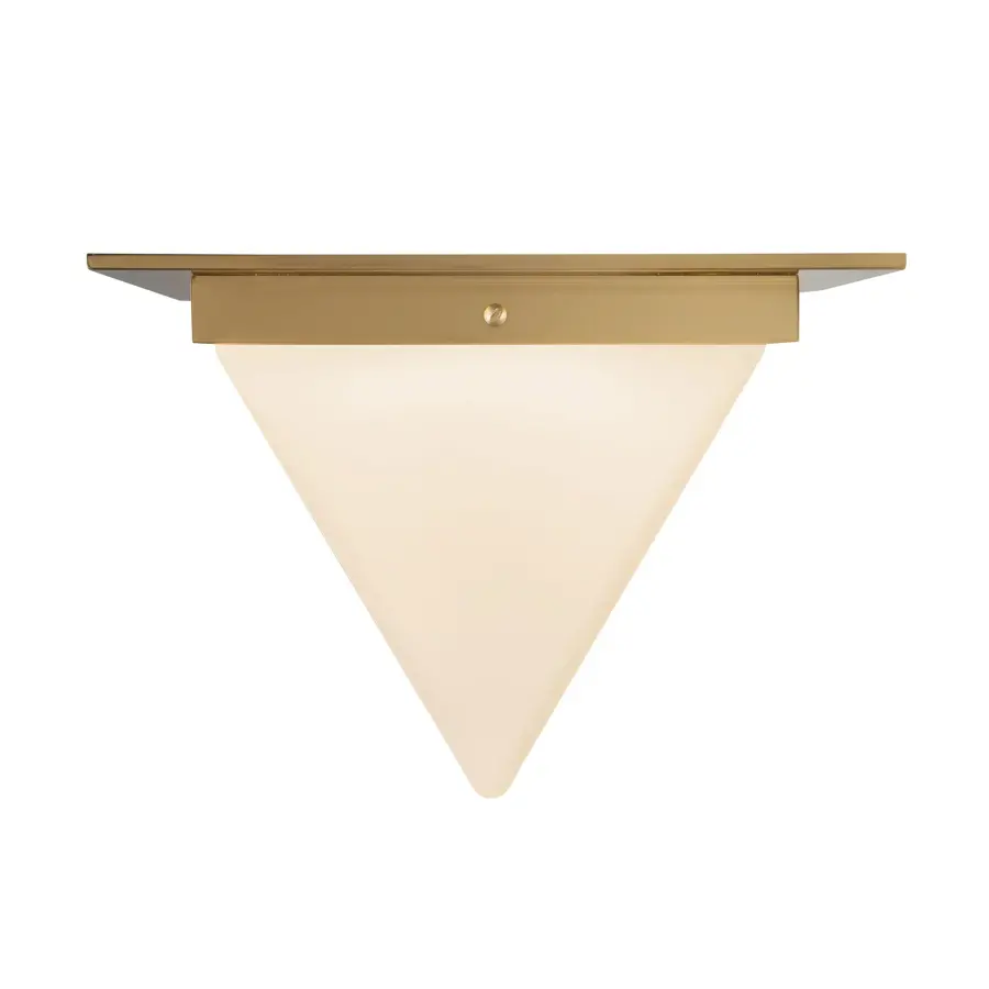 Mineral 9-Inch Flush Mount in Urban Bronze with Alabaster - Image 10