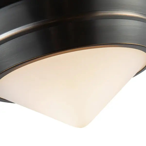 Willard 10-Inch Flush Mount in Vintage Brass - Image 12