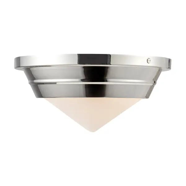 Willard 10-Inch Flush Mount in Vintage Brass - Image 15