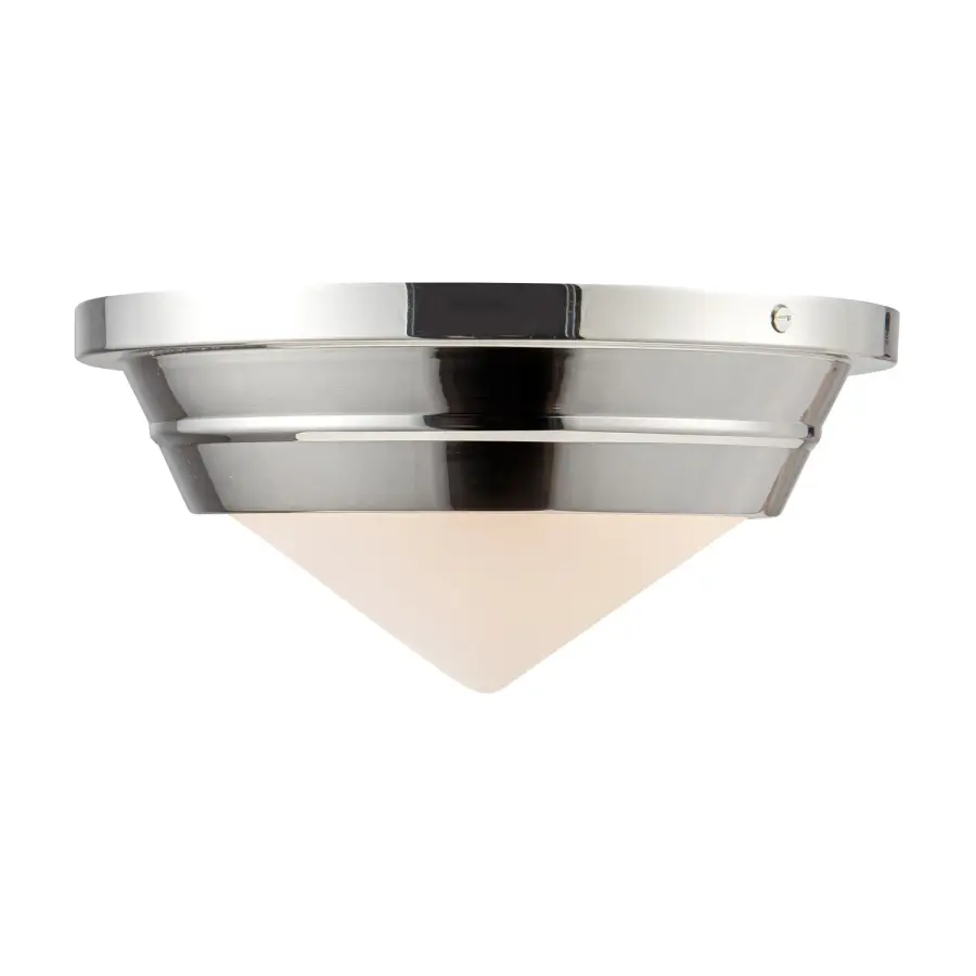 Willard 10-Inch Flush Mount in Vintage Brass - Image 15