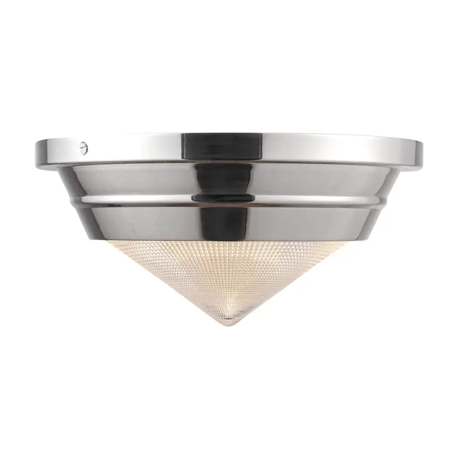 Willard 10-Inch Flush Mount in Vintage Brass - Image 17