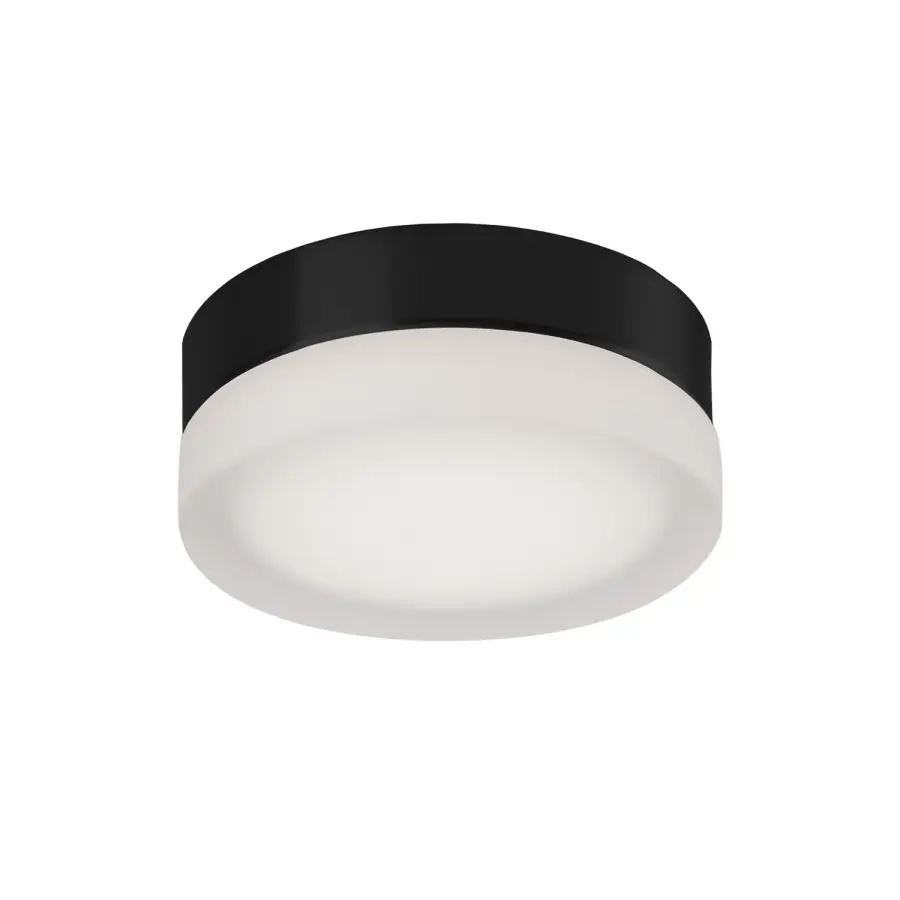 Bedford 6-Inch Flush Mount in Matte Black - Image 1