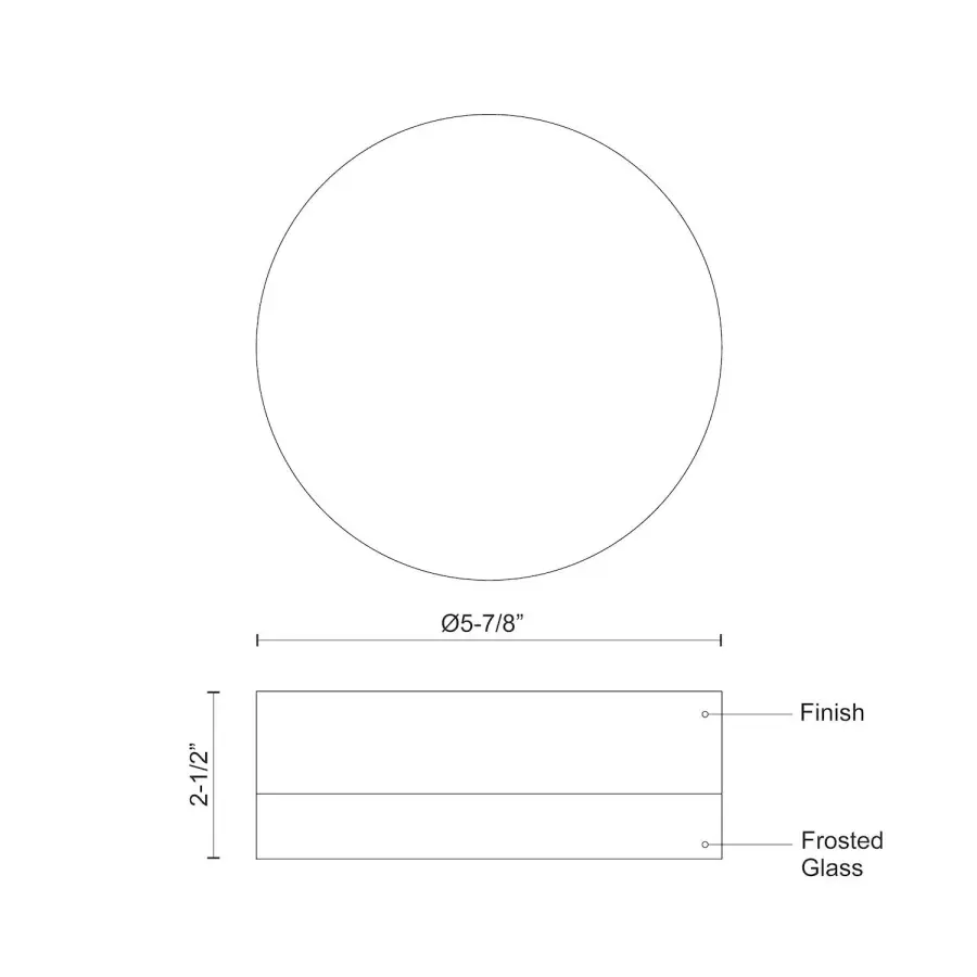 Bedford 6-Inch Flush Mount in Matte Black - Image 6