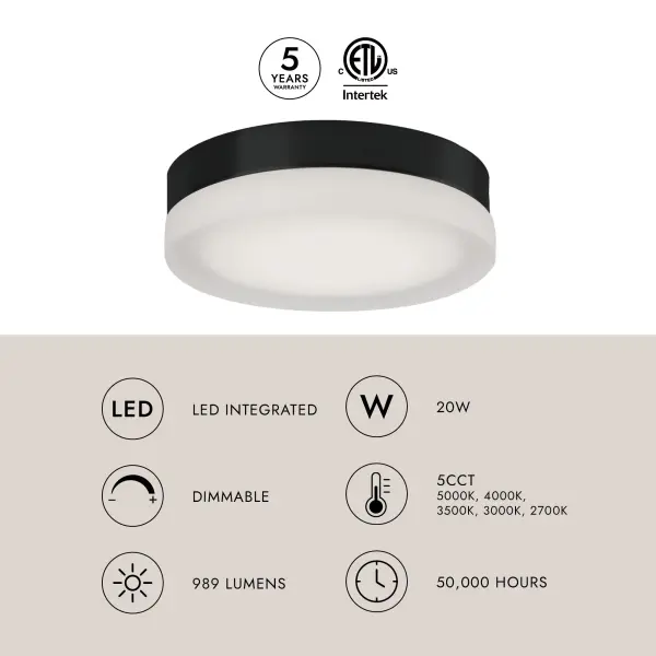 Bedford 11-Inch Flush Mount Ceiling Light - Image 11