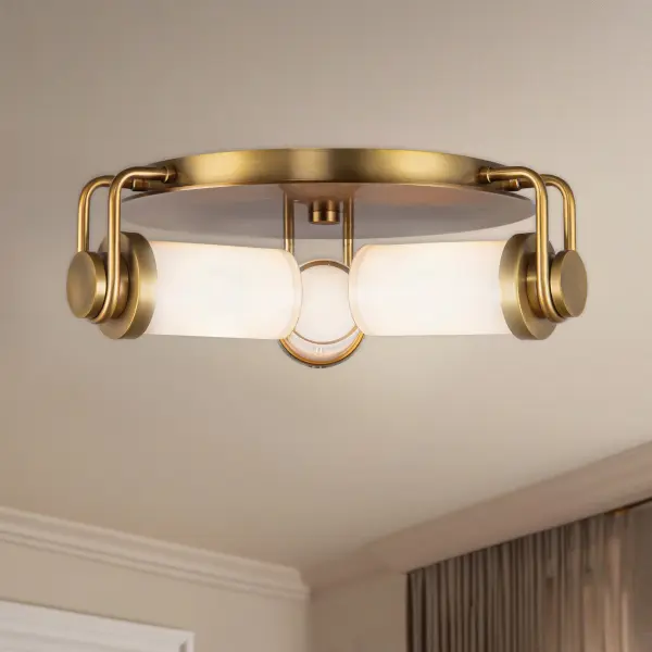 Wynwood 17-Inch Flush Mount in Urban Bronze - Image 3