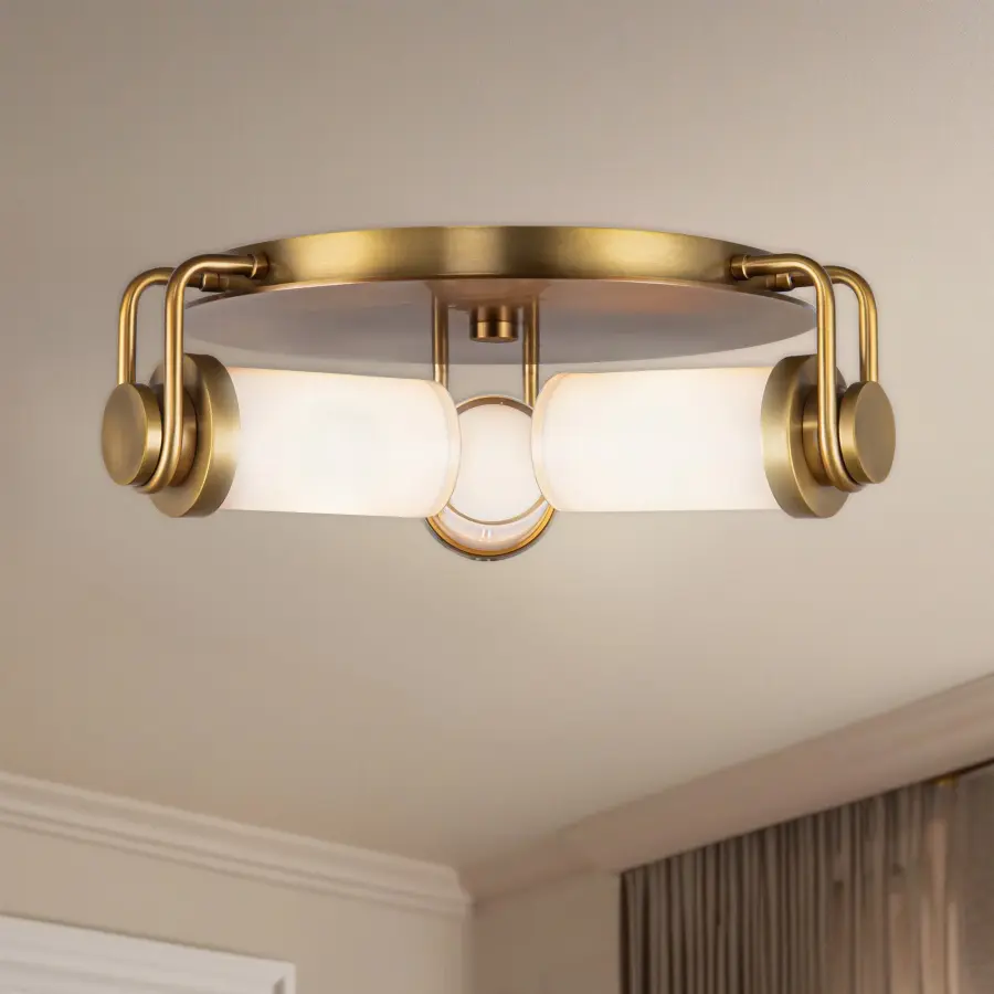 Wynwood 17-Inch Flush Mount in Urban Bronze - Image 3