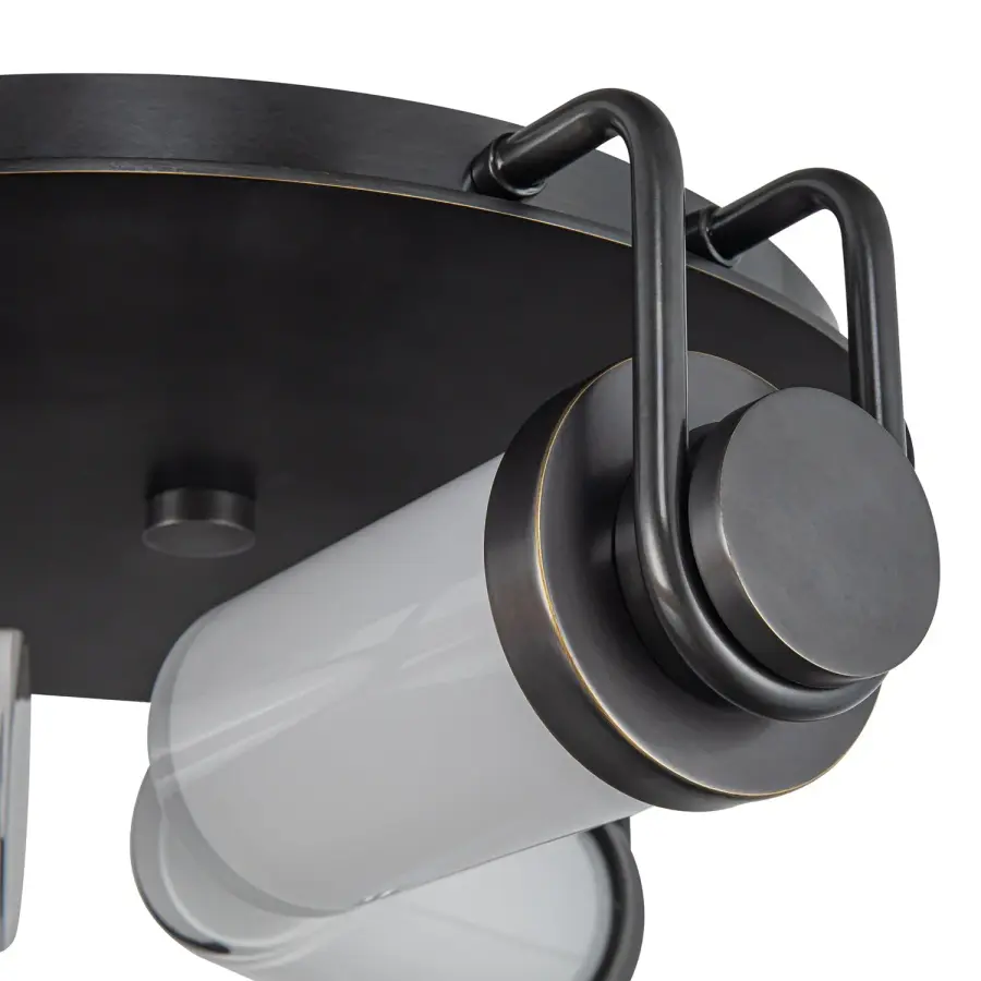 Wynwood 17-Inch Flush Mount in Urban Bronze - Image 4
