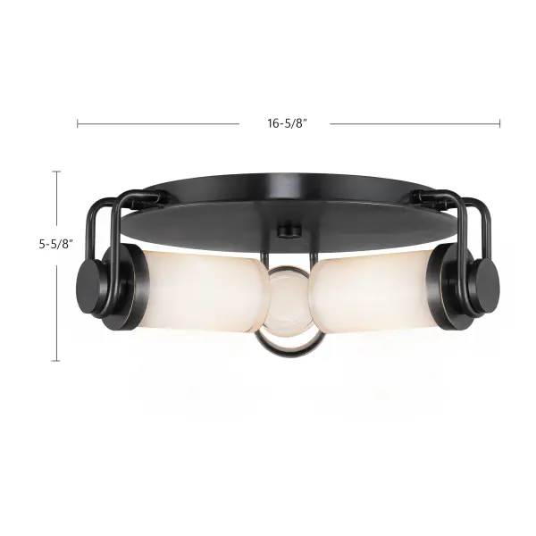 Wynwood 17-Inch Flush Mount in Urban Bronze - Image 7