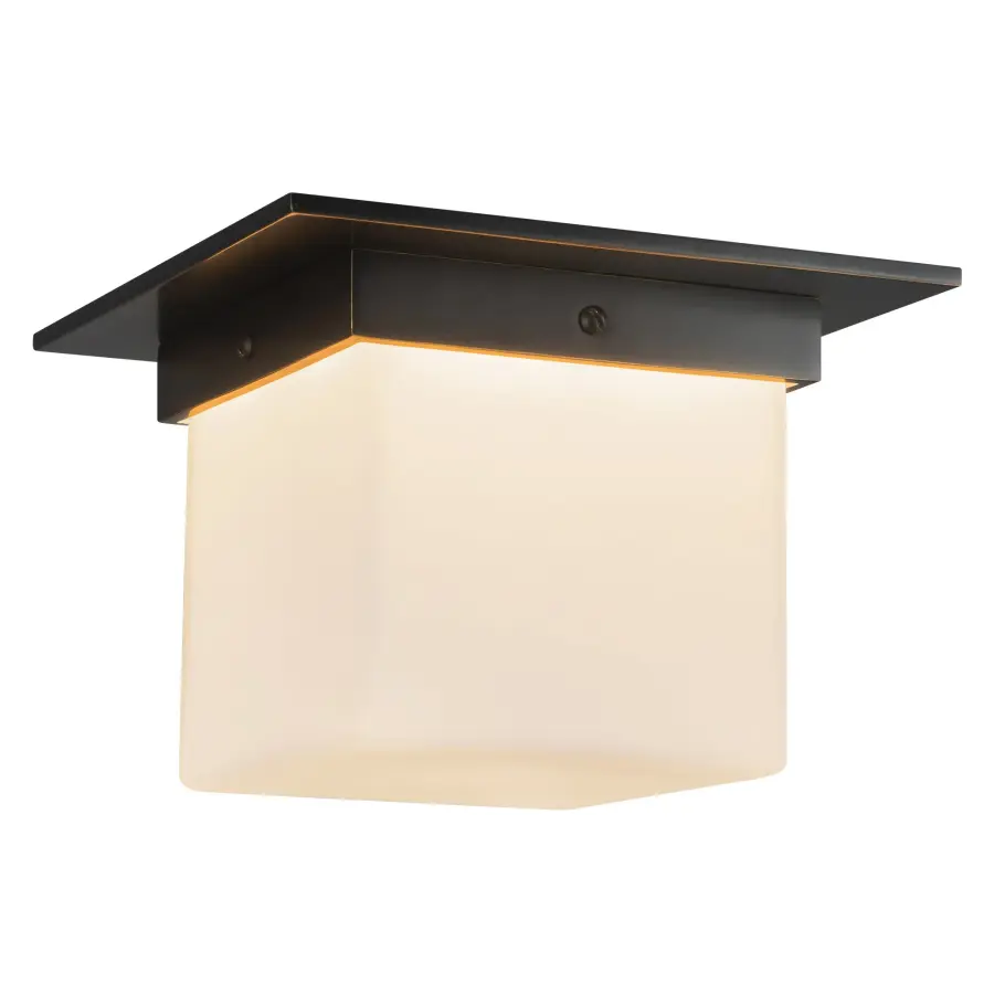 Mineral 5-Inch Flush Mount in Patina Bronze - Image 14