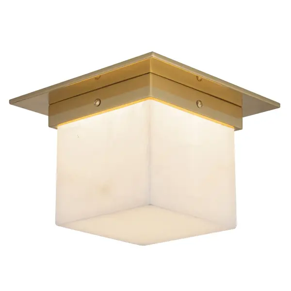 Mineral 5-Inch Flush Mount in Patina Bronze - Image 19