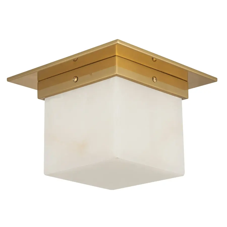 Mineral 5-Inch Flush Mount in Patina Bronze - Image 20