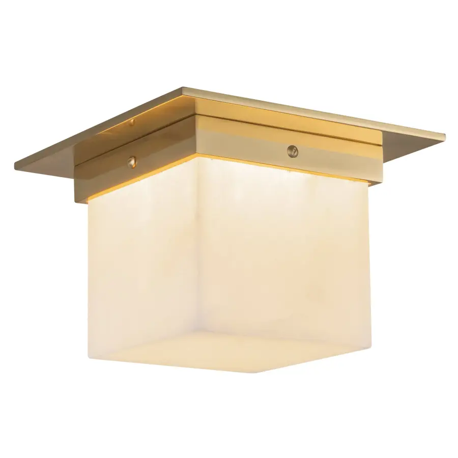 Mineral 5-Inch Flush Mount in Patina Bronze - Image 5