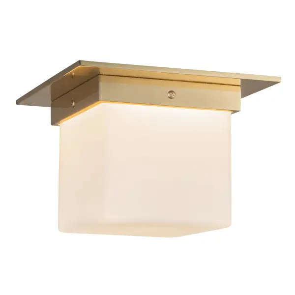 Mineral 5-Inch Flush Mount in Patina Bronze - Image 8