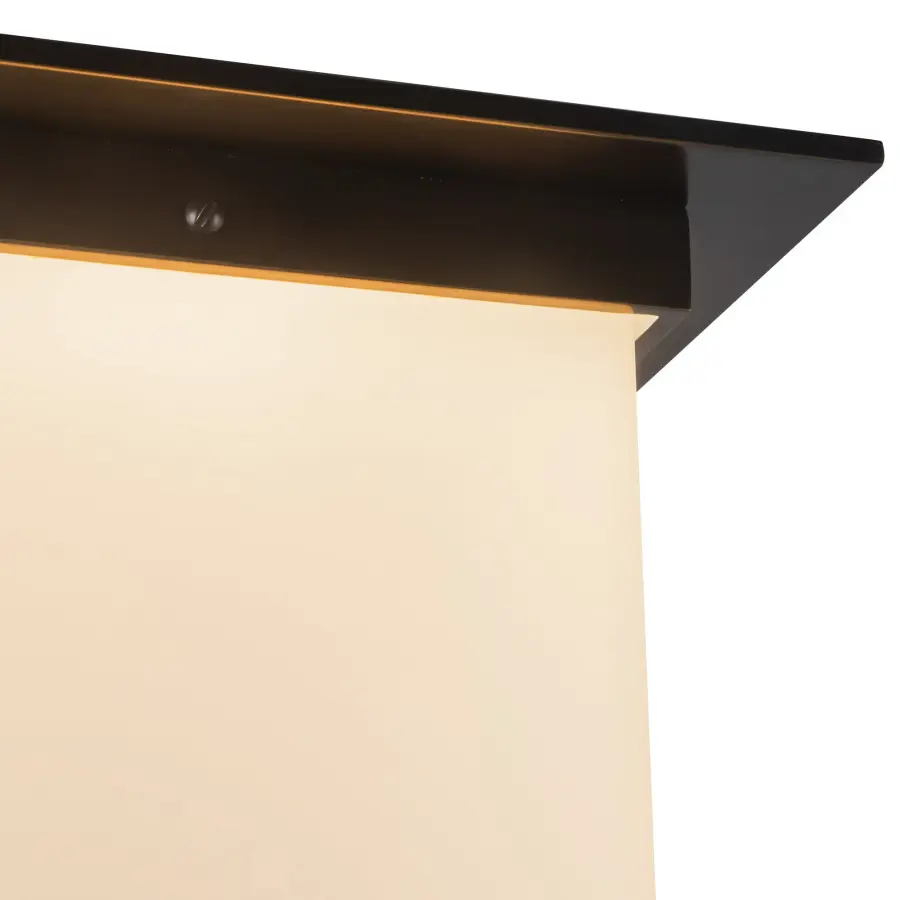Designer Flush Mount with Sculptural Mineral Glass & Low-Profile Elegance - Image 15