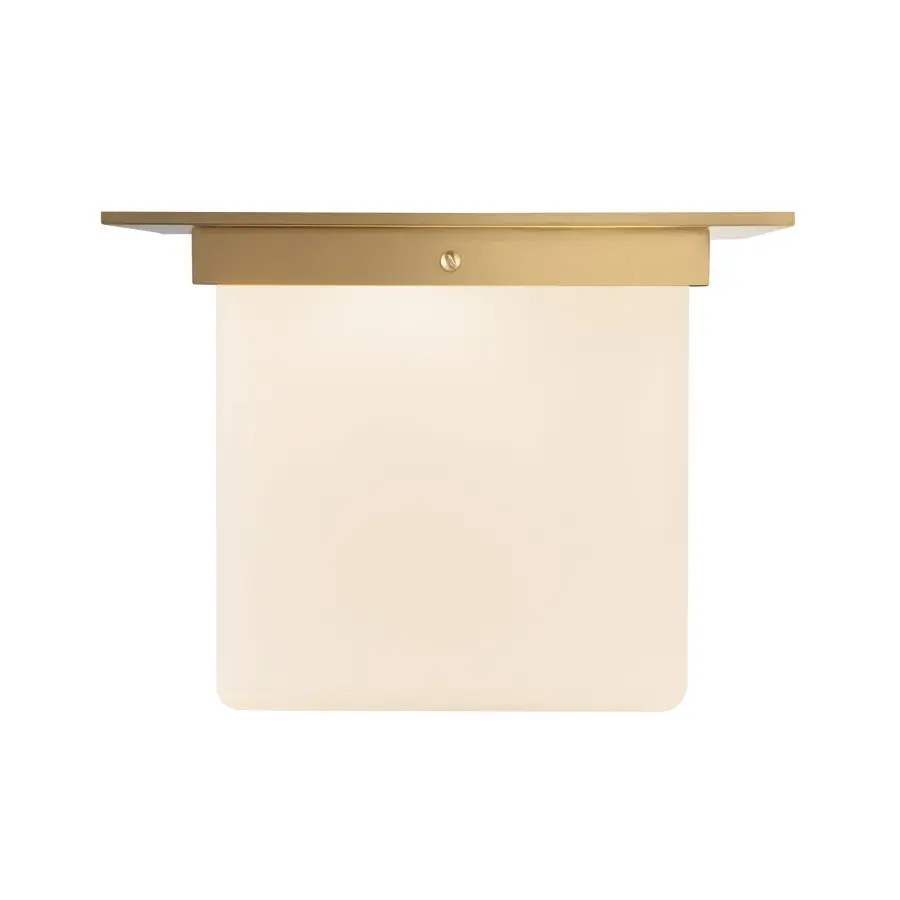 Designer Flush Mount with Sculptural Mineral Glass & Low-Profile Elegance - Image 22
