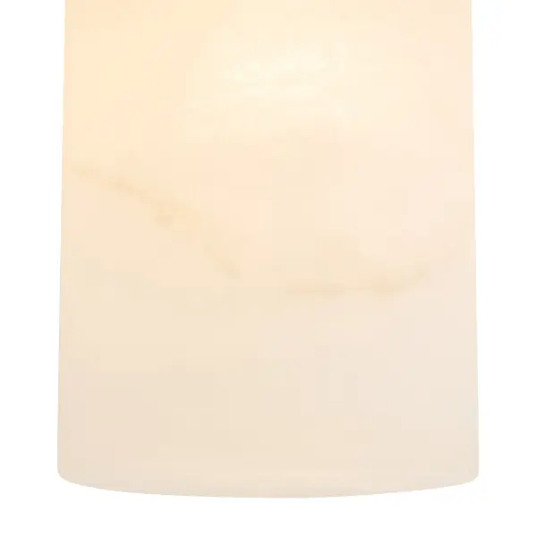 Mineral 8" Flush Mount in Patina Bronze with Amber Ribbed Glass - Image 16