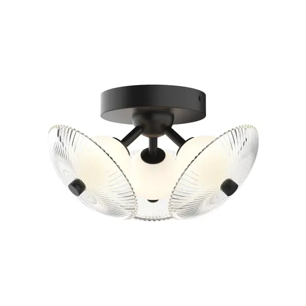 Hera 12-Inch Flush Mount in Brushed Gold - Image 1