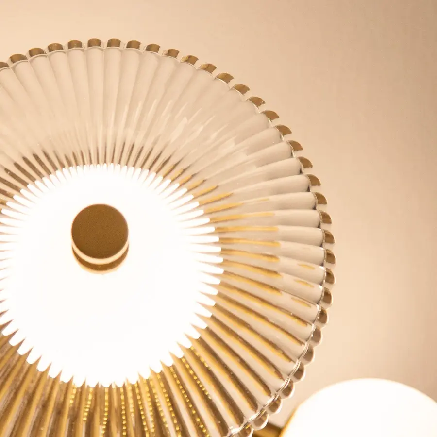 Hera 12-Inch Flush Mount in Brushed Gold - Image 7