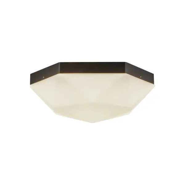 Krysta 12-Inch Flush Mount in Brushed Gold - Image 1
