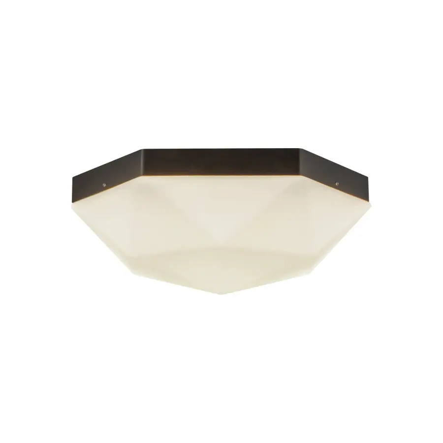 Krysta 12-Inch Flush Mount in Brushed Gold - Image 1