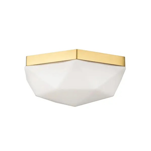 Krysta 12-Inch Flush Mount in Brushed Gold - Image 11
