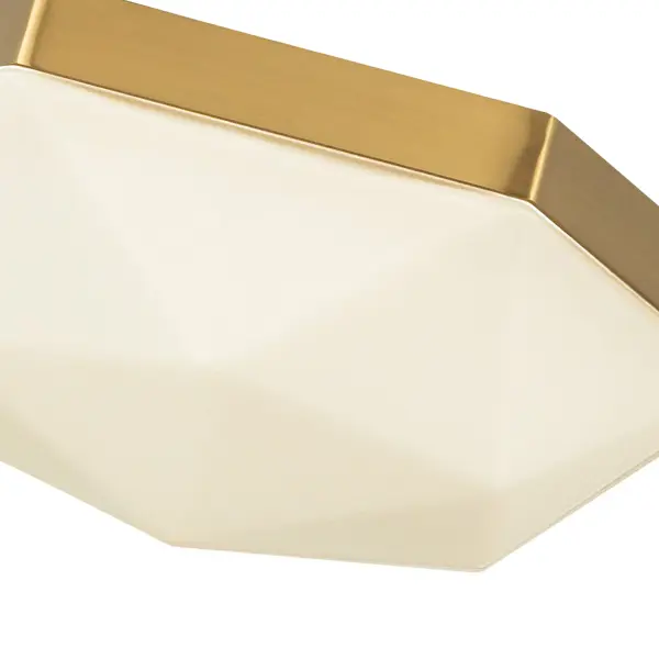 Krysta 12-Inch Flush Mount in Brushed Gold - Image 12