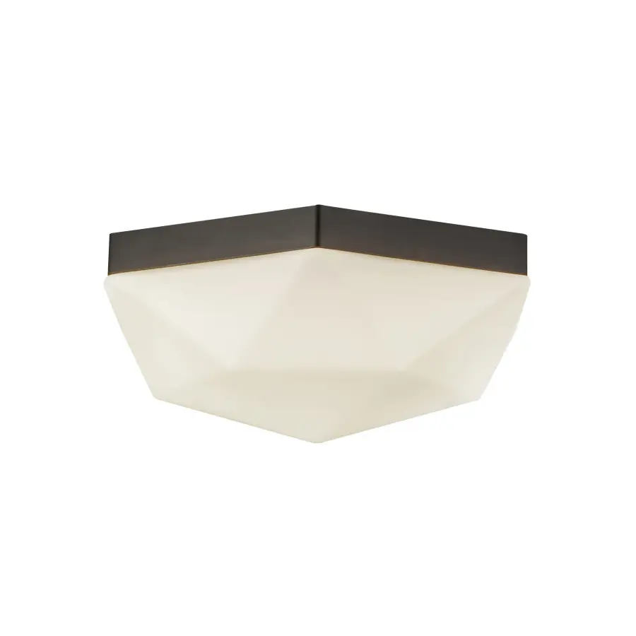 Krysta 12-Inch Flush Mount in Brushed Gold - Image 4