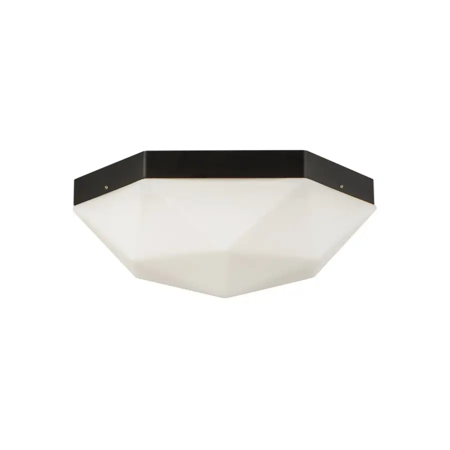 Krysta 12-Inch Flush Mount in Brushed Gold - Image 5