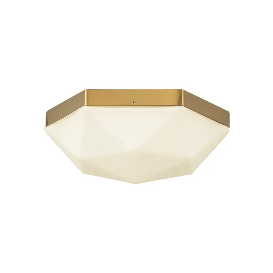 Krysta 12-Inch Flush Mount in Brushed Gold - Image 8