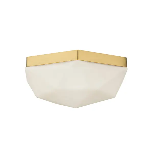 Krysta 12-Inch Flush Mount in Brushed Gold - Image 9