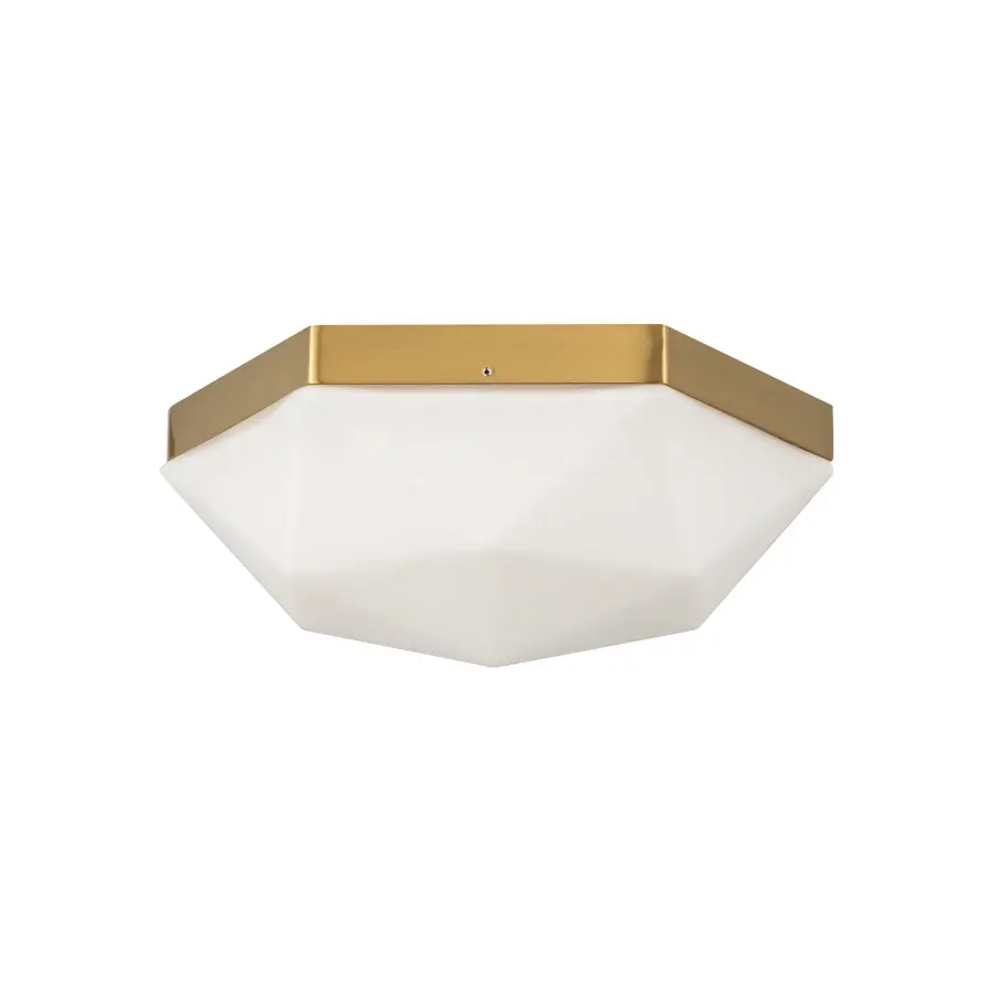 Krysta 12-Inch Flush Mount in Brushed Gold - Image 10