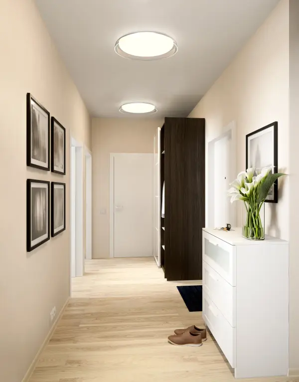 Hampton 17" Flush Mount in Matte Black - Image 2