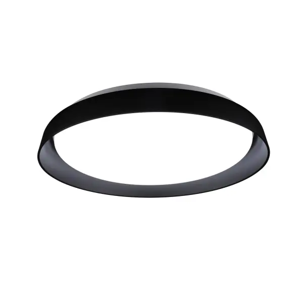 Hampton 17" Flush Mount in Matte Black - Image 5