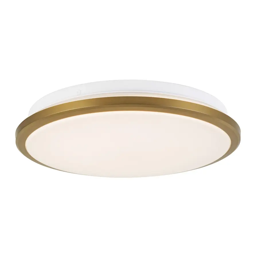 Brook 11-Inch Flush Mount in Brushed Gold - Image 1