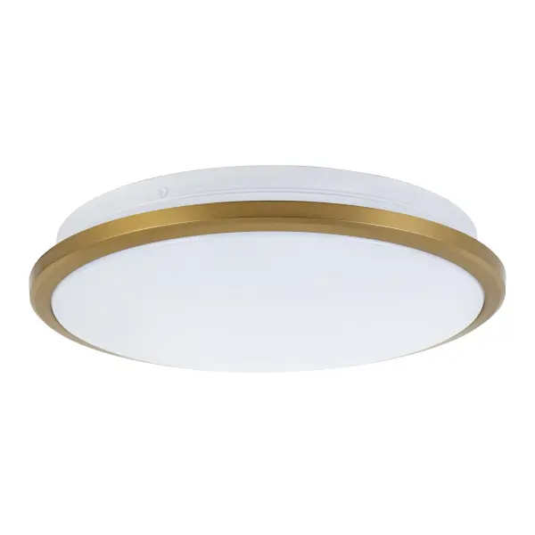 Brook 11-Inch Flush Mount in Brushed Gold - Image 11