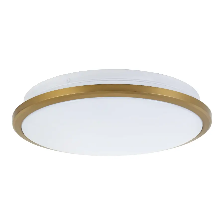 Brook 11-Inch Flush Mount in Brushed Gold - Image 11