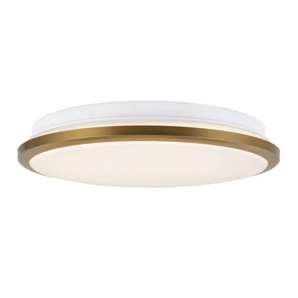 Brook 11-Inch Flush Mount in Brushed Gold - Image 14