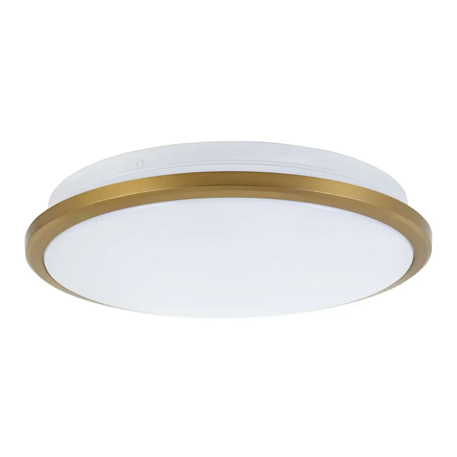 Brook 11-Inch Flush Mount in Brushed Gold - Image 15