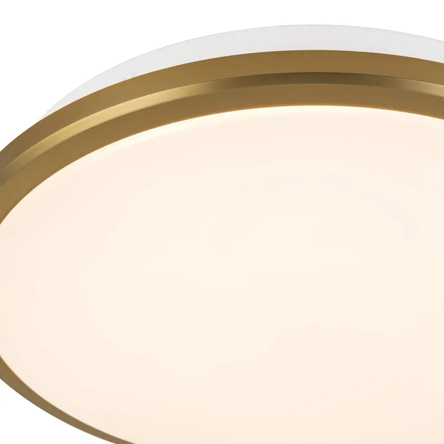 Brook 11-Inch Flush Mount in Brushed Gold - Image 16