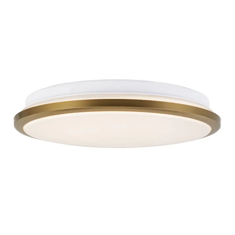 Brook 11-Inch Flush Mount in Brushed Gold - Image 10