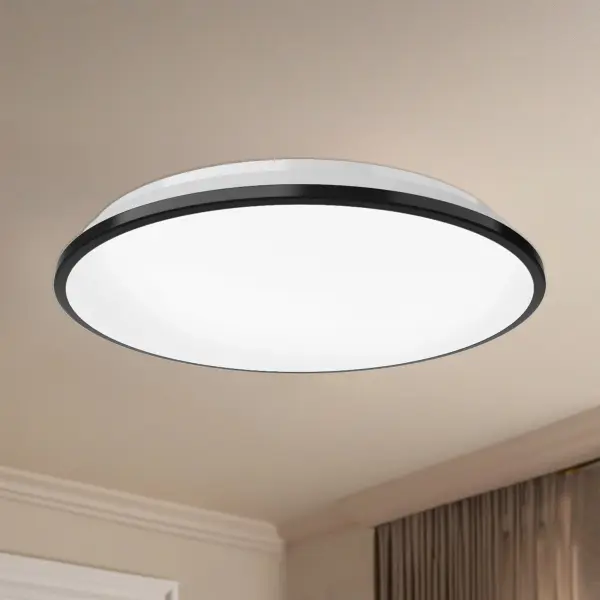 Brook 13-Inch Flush Mount in Matte Black - Image 3
