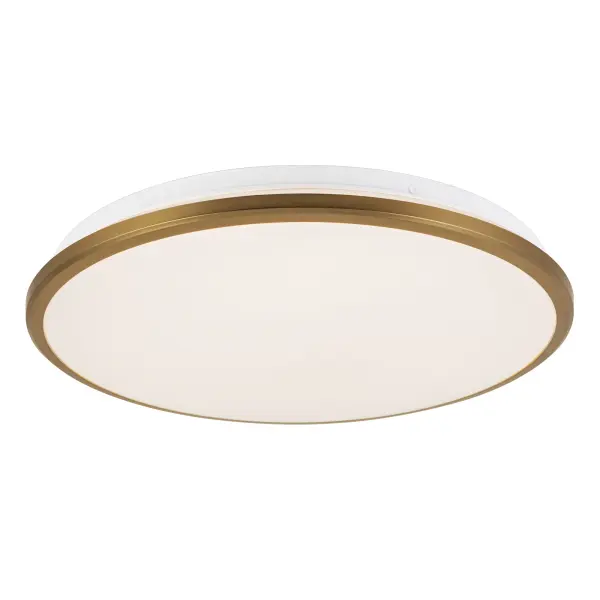 Brook 15" Flush Mount in White - Image 1