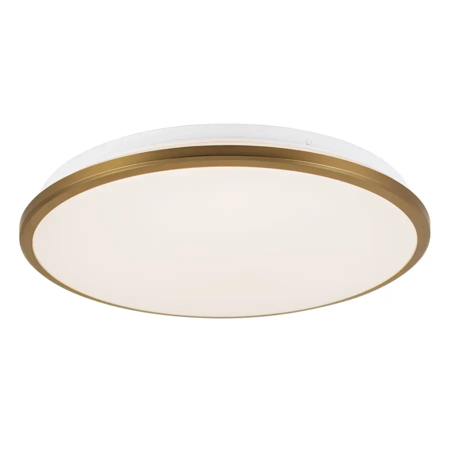 Brook 15" Flush Mount in White - Image 1