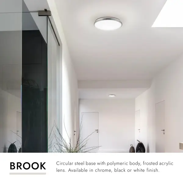 Brook 15" Flush Mount in White - Image 8