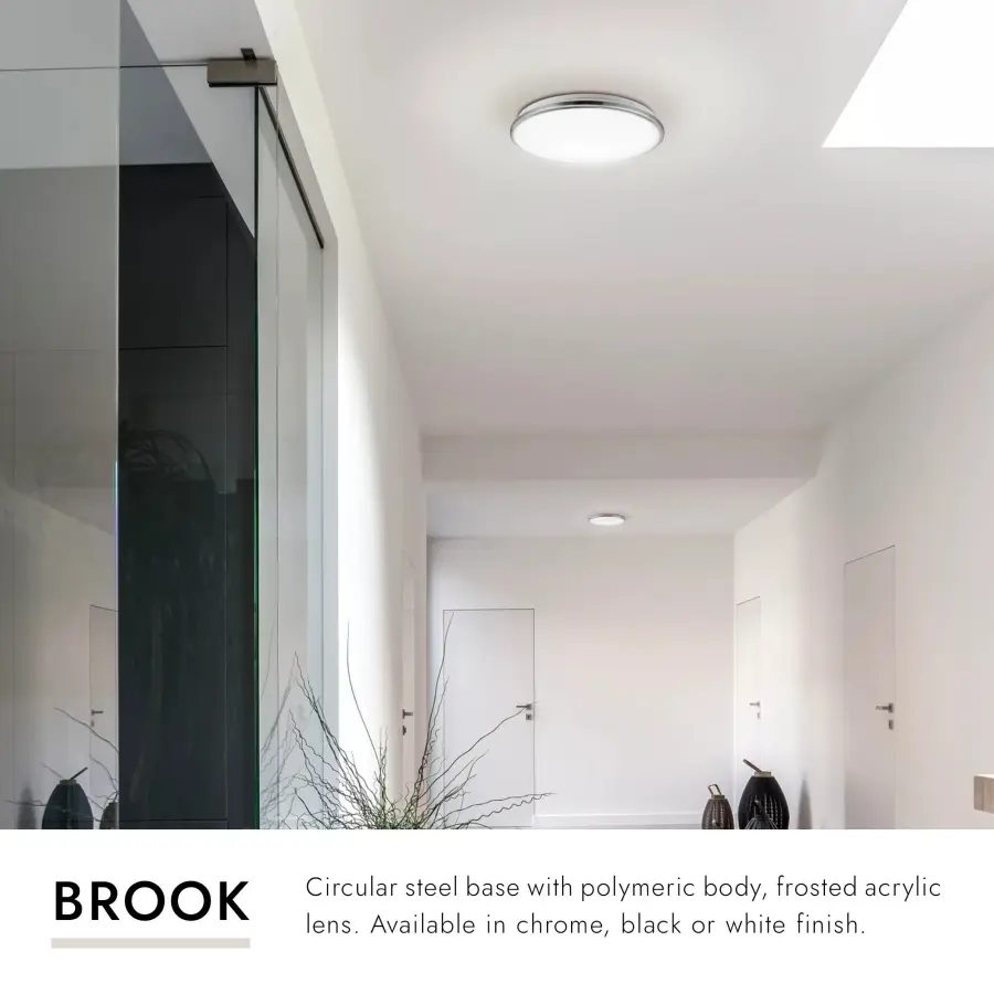 Brook 15" Flush Mount in White - Image 8